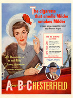 1950 Chesterfield ad